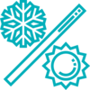 Symbol für Klimatechnik
