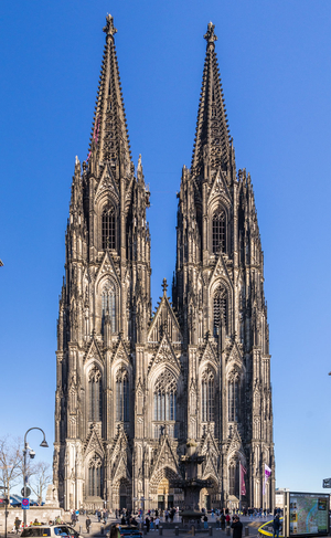 Kölner Dom Frontansicht